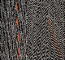 Milliken Facet fca 33-79 Anthracite Tangerine фото 1 | FLOORDEALER